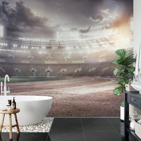 Fototapeta Stadion Piłkarski Przepełniony Kibicami