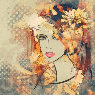 Obraz Na Płótnie Art Sketching Beautiful Girl Face