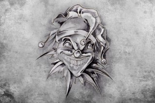 Obraz Na Płótnie Naszkicowany Joker