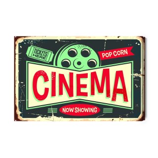 Obraz Na Płótnie Napisy Do Kina Retro