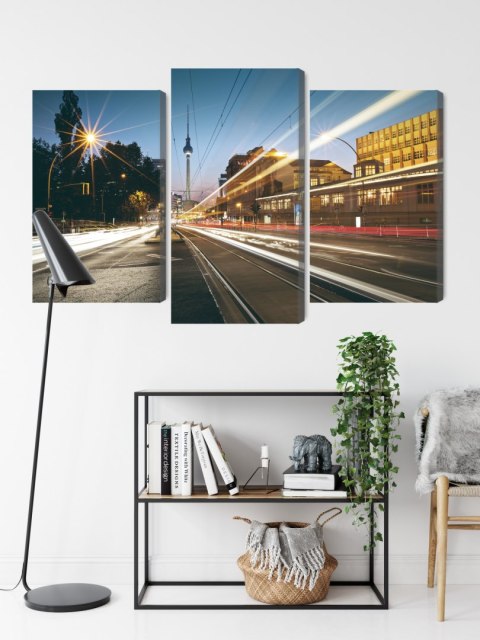 Obraz Wieloczęściowy Panoramiczny Widok Na Ulice Berlina
