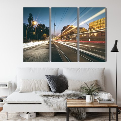 Obraz Wieloczęściowy Panoramiczny Widok Na Ulice Berlina