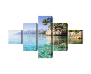 Obraz Wieloczęściowy Riwiera Makarska W Chorwacji