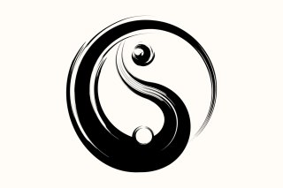 Obraz Na Płótnie Symbol Yin Yang