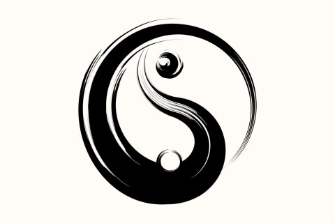 Obraz Na Płótnie Symbol Yin Yang