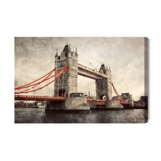 Obraz Na Płótnie Tower Bridge W Stylu Retro