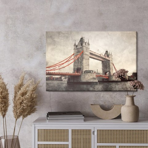 Obraz Na Płótnie Tower Bridge W Stylu Retro