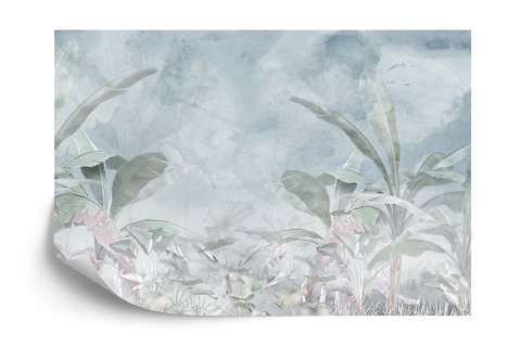 Fototapeta Tropical Trees And Leaves For Digital Printing Wallpaper, Custom Design Wallpaper - 3D