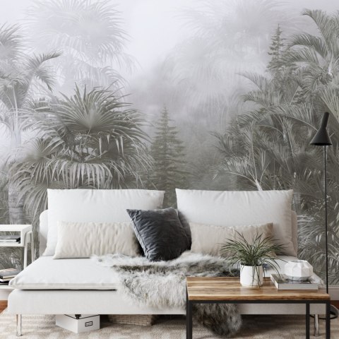 Fototapeta Tropical Trees And Leaves For Digital Printing Wallpaper, Custom Design Wallpaper - 3D