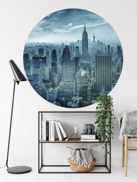 Fototapeta Okrągła Hazy Gotham Autorstwa Stefena Schilbe