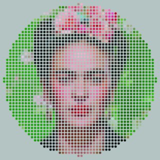 Fototapeta Okrągła Ikona Frida