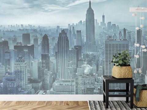 Fototapeta Kwadratowa Hazy Gotham Autorstwa Stefena Schilbe