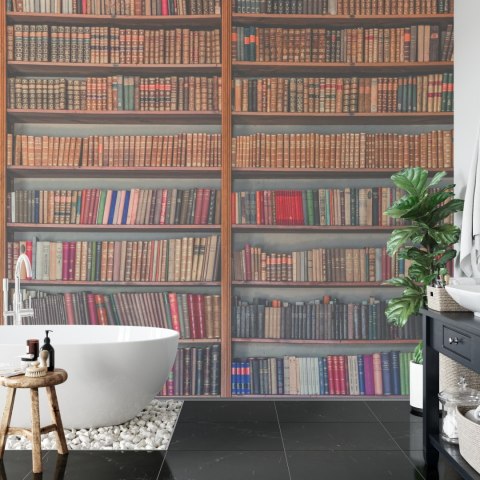 Fototapeta Kwadratowa Moja Biblioteka Autorstwa Mirosława