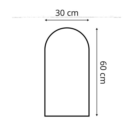 Panel Tapicerowany Jasny Szary 30cm