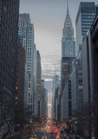 Plakat Widok Na Ulicę 42 Na Manhattanie