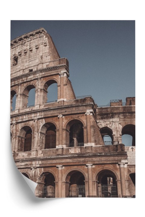 Plakat Architektura Koloseum Na Tle Błękitnego Nieba