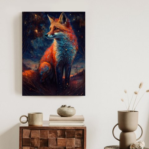 Plakat Magiczny Lis Na Ilustracji