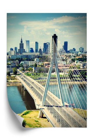 Plakat Most Nad Rzeką Wisła W Warszawie