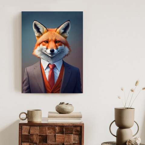 Plakat Portret Lisa W Ubraniu Mężczyzny