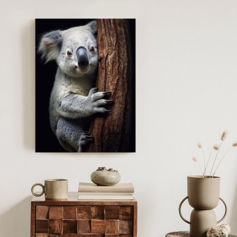 Plakat Miś Koala Obejmujący Drzewo