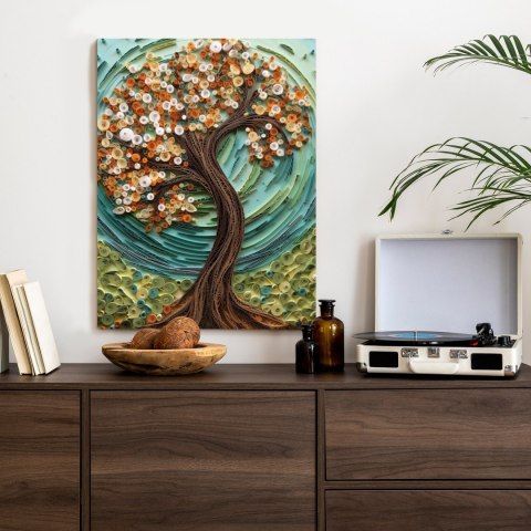 Plakat Jesienne Drzewo Abstrakcja