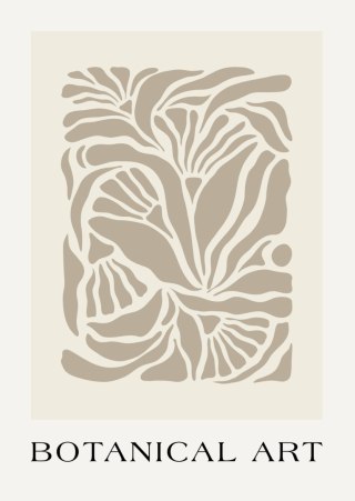 Plakat Styl Matisse'a Botaniczny Wzór