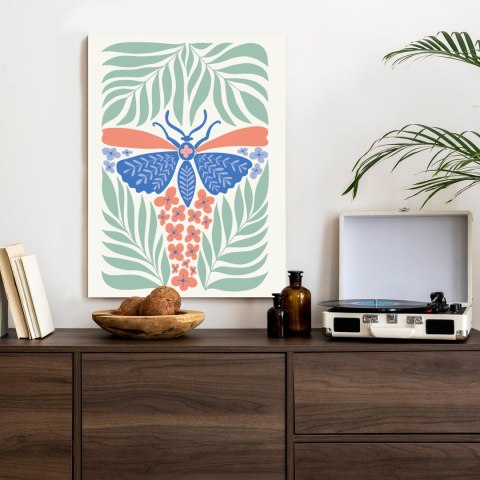Plakat Ważka Wśród Zielonych Roślin