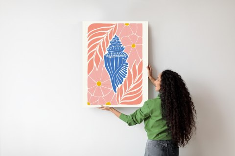 Plakat Abstrakcja Minimalistyczne Rośliny W Stylu Matisse'a