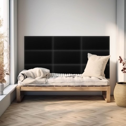 Panel Tapicerowany Eko Skóra Czarny