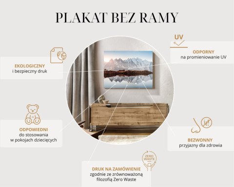 Plakat Różowe Liście Paproci