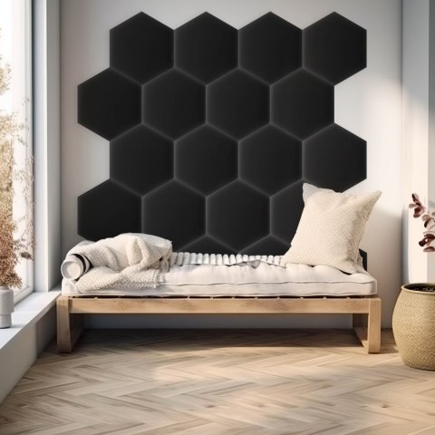 Panel Tapicerowany Eko Skóra Grafitowy