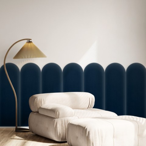 Panel Tapicerowany Magic Velvet Granatowy 20cm