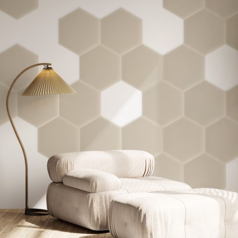 Panel Tapicerowany Magic Velvet Kremowy