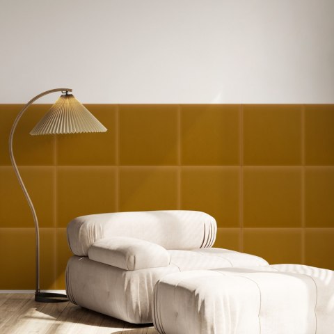 Panel Tapicerowany Magic Velvet Miodowy