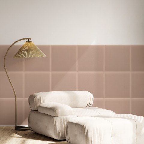 Panel Tapicerowany Magic Velvet Pudrowy Róż
