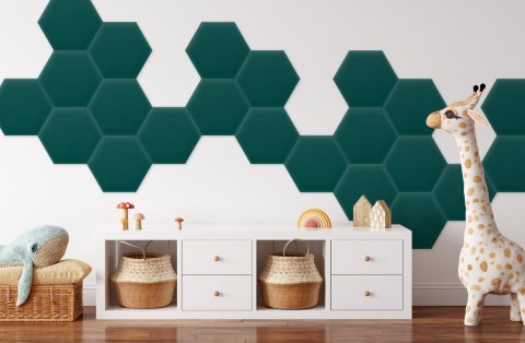 Panel Tapicerowany Magic Velvet Turkusowy