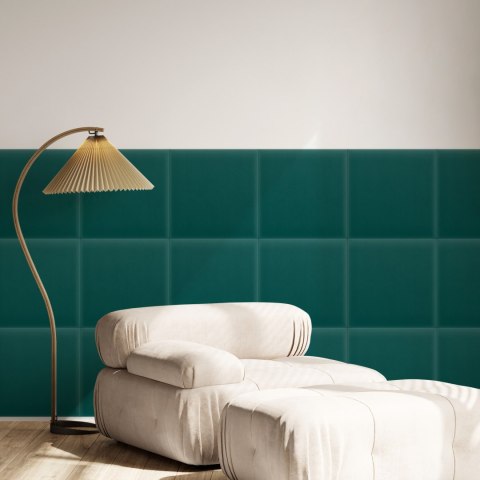 Panel Tapicerowany Magic Velvet Turkusowy