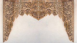 Fototapeta Drewniane Dalekowschodnie Ornamenty