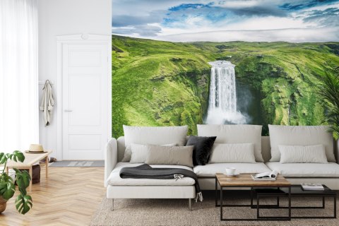 Fototapeta Widok Z Lotu Ptaka Na Wodospad 3D