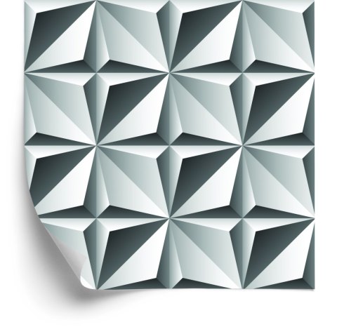 Tapeta Optyczna 3D, Figury Geometryczne, Do Salonu
