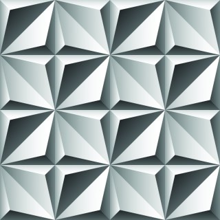Tapeta Optyczna 3D, Figury Geometryczne, Do Salonu