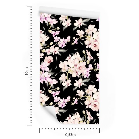 Tapeta Do Salonu Kwiaty Storczyki Natura Przyroda
