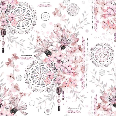 Tapeta Kwiaty I Ornamenty