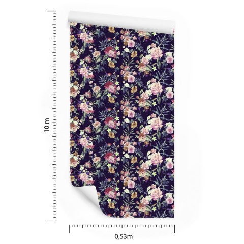 Tapeta Kwiaty W Stylu Vintage