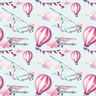 Tapeta Balony Wśród Samolotów