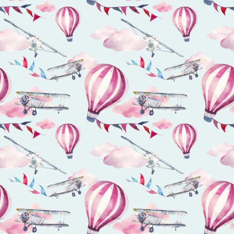 Tapeta Balony Wśród Samolotów