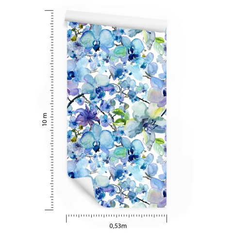 Tapeta Malowane Akwarelą Orchidee