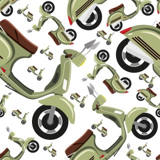 Tapeta Skutery Vintage