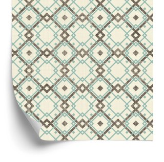 Tapeta Geometryczny Wzór W Stylu Retro