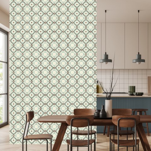 Tapeta Geometryczny Wzór W Stylu Retro